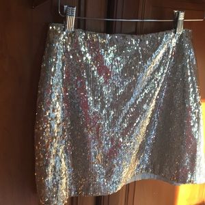 Sequined party skirt